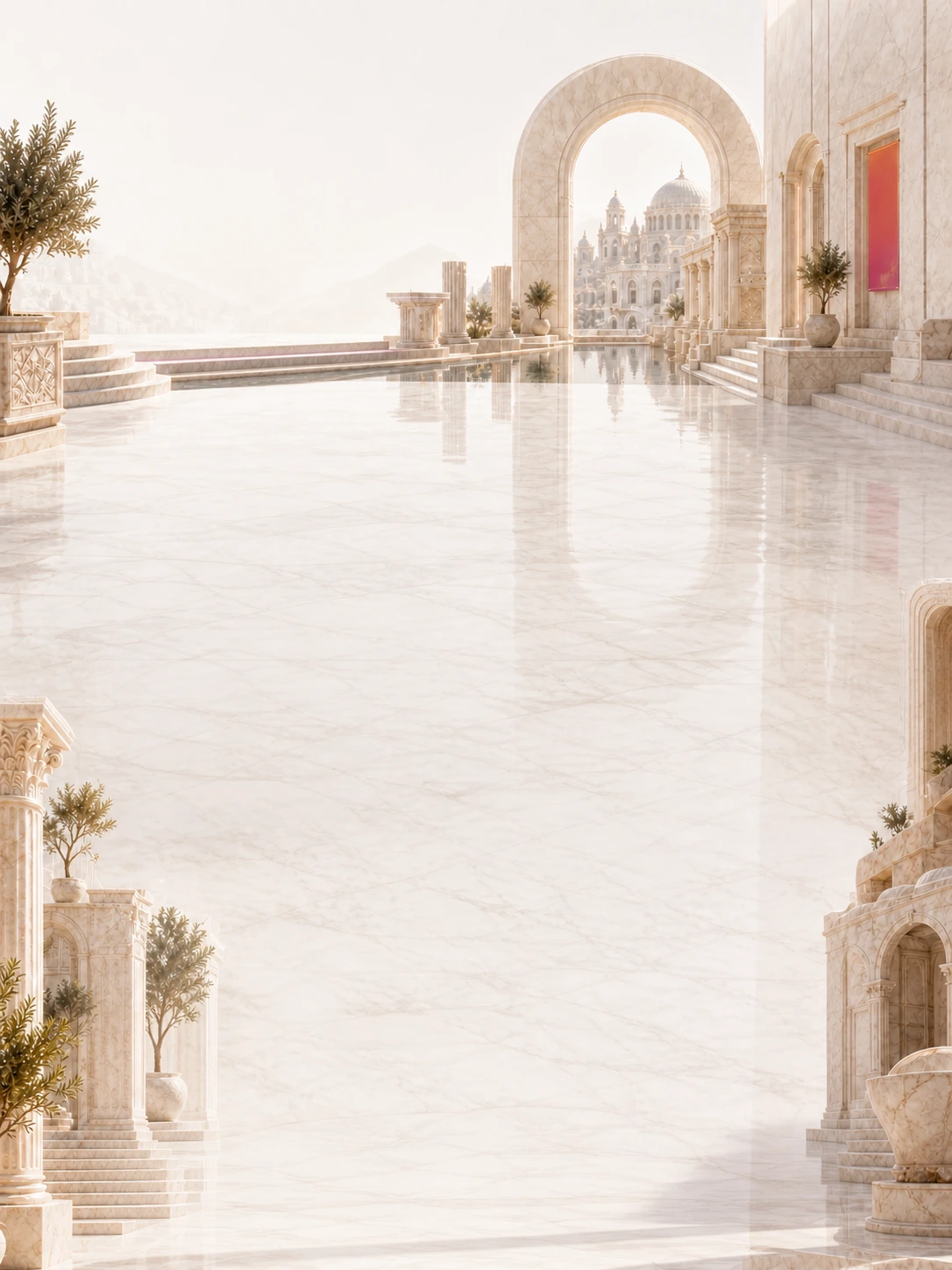 Stacked plaza architecture for the CloudNSite solutions hub and AI integration patterns.